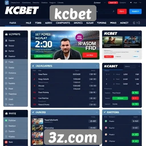 Interface do usuário do site kcbet avaliada